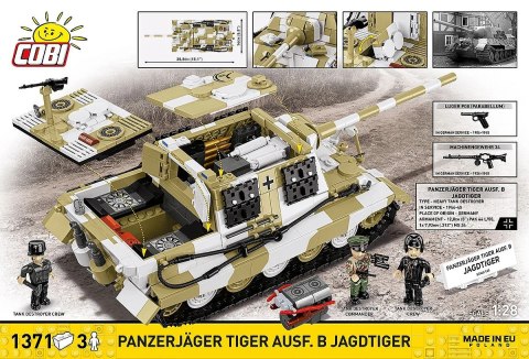 Klocki Panzerjager Tiger ausf.B 1371 elementy