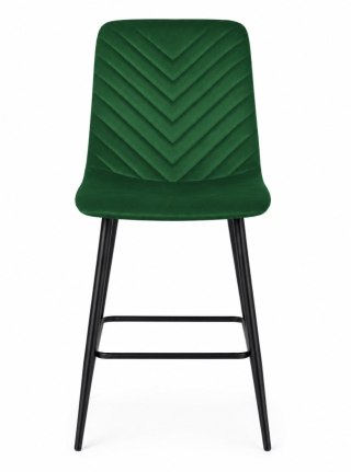 Krzesło barowe AVA TRIO BAR VELVET GREEN hoker