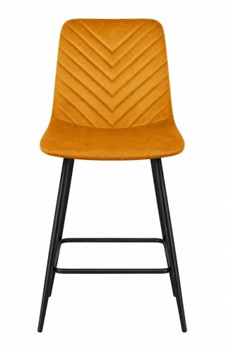 Krzesło barowe AVA TRIO BAR VELVET HONEY hoker