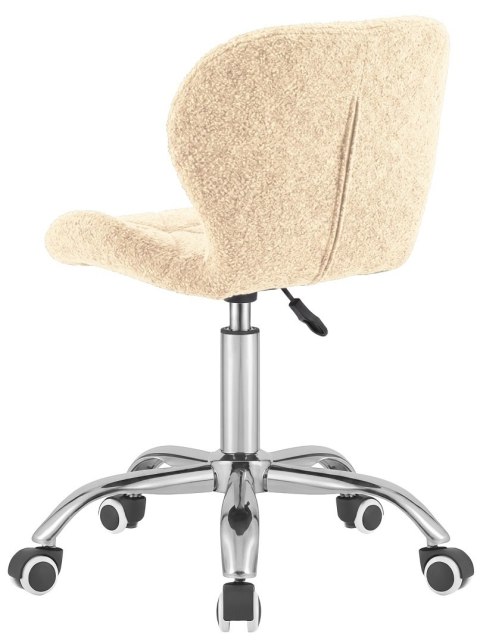 Krzesło obrotowe VASTO OFFICE BOUCLE BEIGE SILVER
