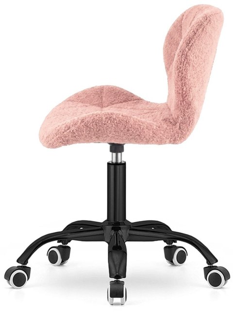 Krzesło obrotowe VASTO OFFICE BOUCLE PINK SMOKE