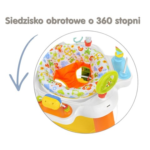 WOOPIE BABY Siedzisko Obrotowe Interaktywne Centrum Aktywności 12m+