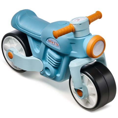 FALK Jeździk Biegowy Ciche Koła Motor Prem1er Retro Niebieski 1+