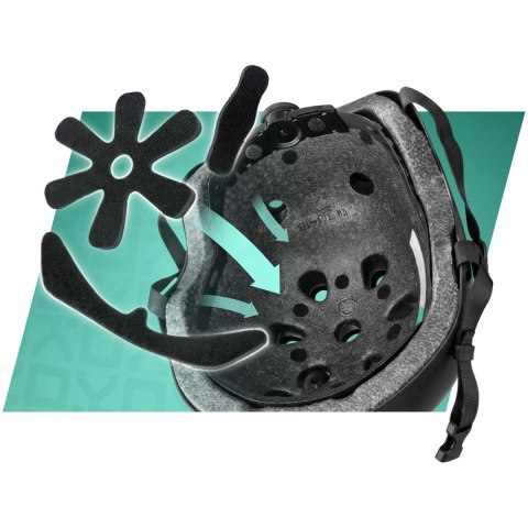 Kask sportowy Soke K1 czarny S