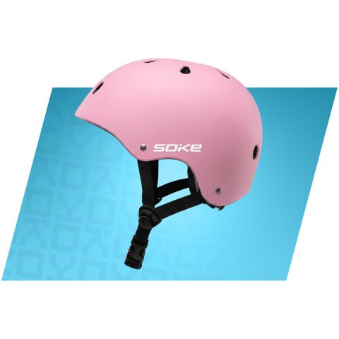 Kask sportowy Soke K1 różowy M