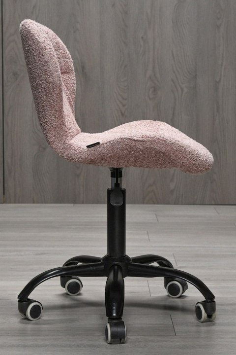 Krzesło obrotowe VASTO OFFICE BOUCLE PINK SMOKE