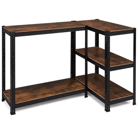 Regał magazynowy 5 poziomów loftowy 875 kg 180 x 90 x 40 cm