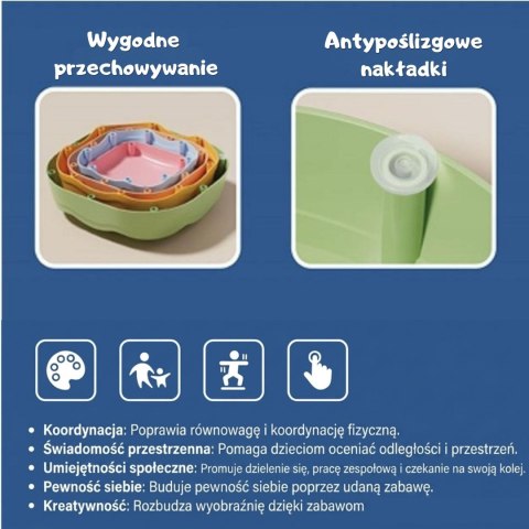 WOOPIE Kamienie Sensoryczne do Balansowania 5 el.