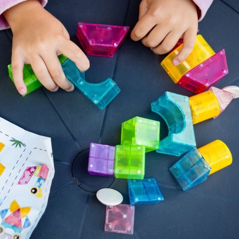 WOOPIE Klocki Magnetyczne 21el M Block Kreatywne Edukacyjne Prezent 3D