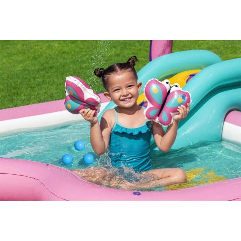 Dmuchany plac zabaw dla dzieci do ogrodu zjeżdżalnia 180x180x117 cm Bestway 53175