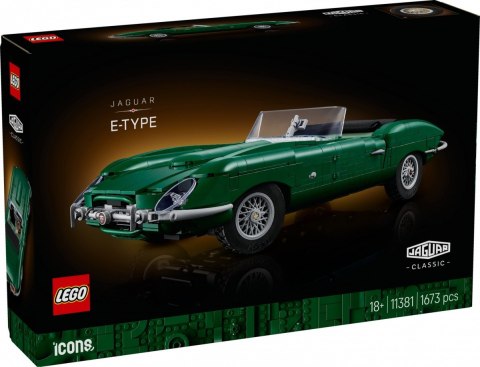 Klocki Icons 11381 Jaguar E-Type