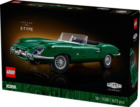 Klocki Icons 11381 Jaguar E-Type