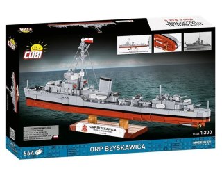 Klocki ORP Błyskawica 664 elementy