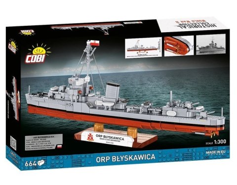 Klocki ORP Błyskawica 664 elementy