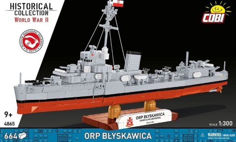 Klocki ORP Błyskawica 664 elementy