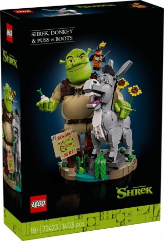 Klocki Shrek 72423 Shrek, Osioł i Kot w butach