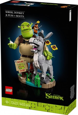 Klocki Shrek 72423 Shrek, Osioł i Kot w butach