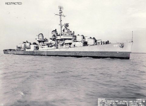 Klocki USS Kidd DD-661