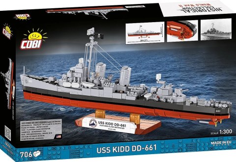 Klocki USS Kidd DD-661