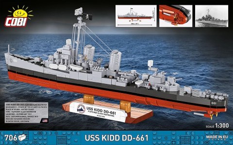 Klocki USS Kidd DD-661