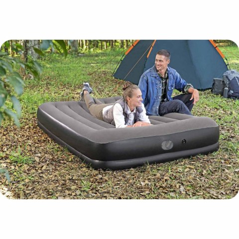 Materac dmuchany 203x152x36 cm z wbudowaną pompką elektryczną Bestway 671BU