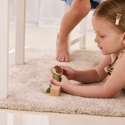 VIGA PolarB Drewniane Klocki Bloki Montessori Zwierzęta 50 el.