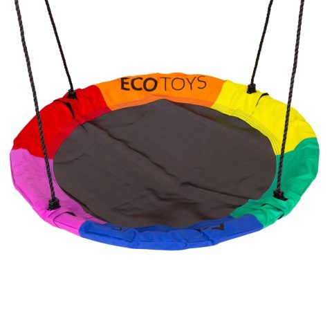 Plac zabaw dla dzieci huśtawka ogrodowa 4w1 kosz do koszykówki bocianie gniazdo ECOTOYS