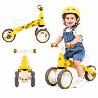 Rowerek biegowy dla dzieci bezpieczna konstrukcja koła EVA "Żyrafa" ECOTOYS