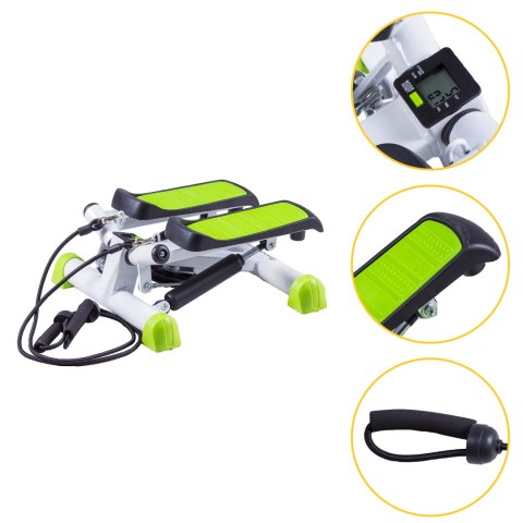 Steper stepper skrętny z linkami licznik fitness MOVEPRO