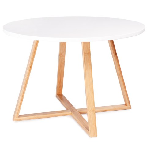 Stolik kawowy nowoczesny skandynawski 60 cm bambus ModernHome