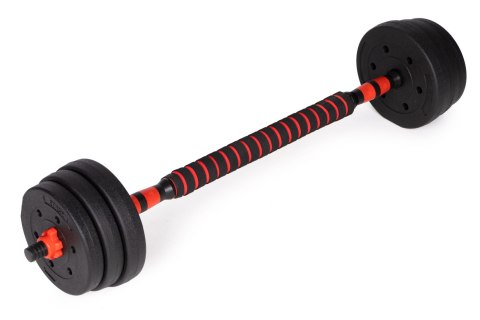 Hantle regulowane 2x10 kg sztanga zestaw 20 kg gryf MOVEPRO