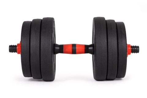 Hantle regulowane 2x10 kg sztanga zestaw 20 kg gryf MOVEPRO