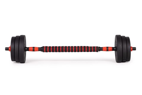 Hantle regulowane 2x15 kg sztanga zestaw 30 kg gryf MOVEPRO