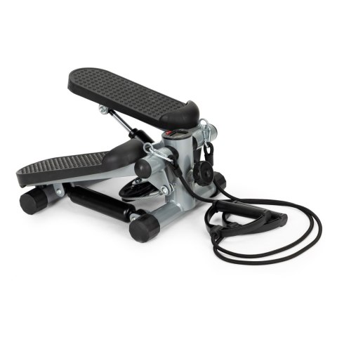 Stepper z ekspanderami do ćwiczeń fitness z licznikiem MOVEPRO