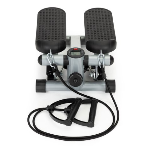 Stepper z ekspanderami do ćwiczeń fitness z licznikiem MOVEPRO