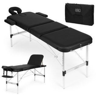 Aluminiowy stół do masażu i rehabilitacji 3-segmentowy składany w walizkę + torba ModernHome