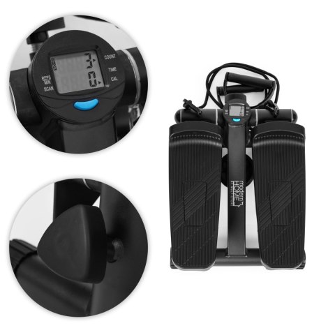 Stepper z ekspanderami do ćwiczeń fitness licznik wyświetlacz MOVEPRO