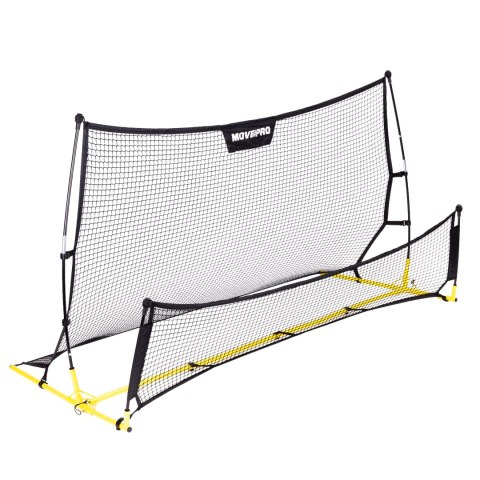 Rebounder trenażer piłkarski dwustronny do treningu strzałów 220x120 cm MOVEPRO