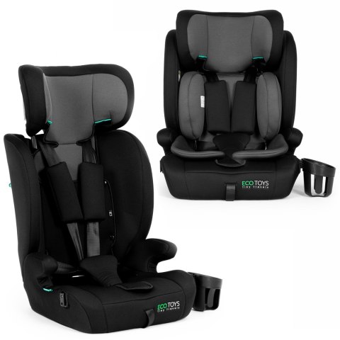 Fotelik samochodowy dla dzieci wzrost 76-150 cm R129 uchwyt na napoje ECOTOYS