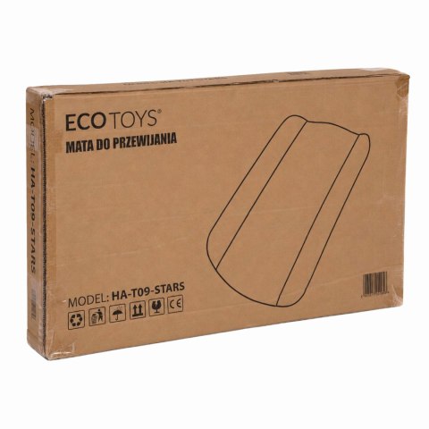 Przewijak sztywny profilowany nadstawka 85x50 cm na łóżeczko komodę gwiazdki ECOTOYS