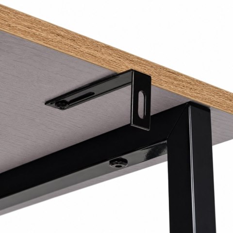 Regał kuchenny szafka do przedpokoju 90 cm półki haczyki loft jasny dąb ModernHome