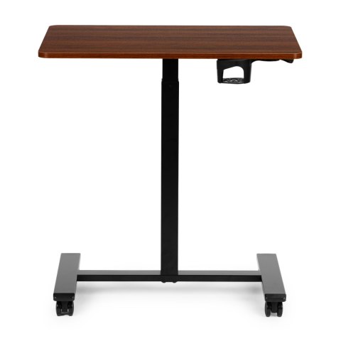Mobilne biurko 70x48 cm stolik pod laptopa regulacja wysokości 71,5-112 cm drewniany blat ModernHome