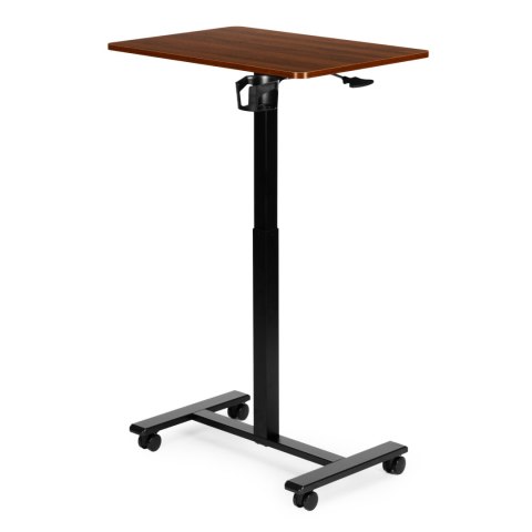 Mobilne biurko 70x48 cm stolik pod laptopa regulacja wysokości 71,5-112 cm drewniany blat ModernHome