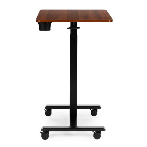 Mobilne biurko 70x48 cm stolik pod laptopa regulacja wysokości 71,5-112 cm drewniany blat ModernHome