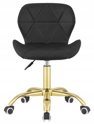 Krzesło obrotowe VASTO OFFICE PU BLACK GOLD