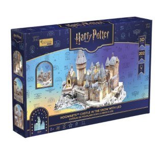 Puzzle 3D - Harry Potter Zamek Hogwart w śniegu LED
