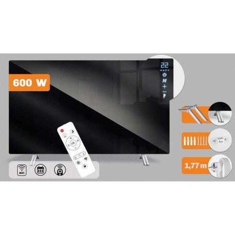 Grzejnik na podczerwień promiennik podczerwieni 600 W Berdsen BD-984 pilot WiFi aplikacja