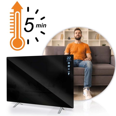 Grzejnik na podczerwień promiennik podczerwieni 600 W Berdsen BD-984 pilot WiFi aplikacja