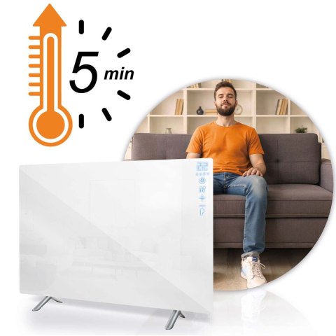 Grzejnik na podczerwień promiennik podczerwieni 600 W Berdsen BD-984 pilot WiFi aplikacja