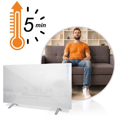 Grzejnik na podczerwień promiennik podczerwieni 720 W Berdsen BD-985 pilot WiFi aplikacja